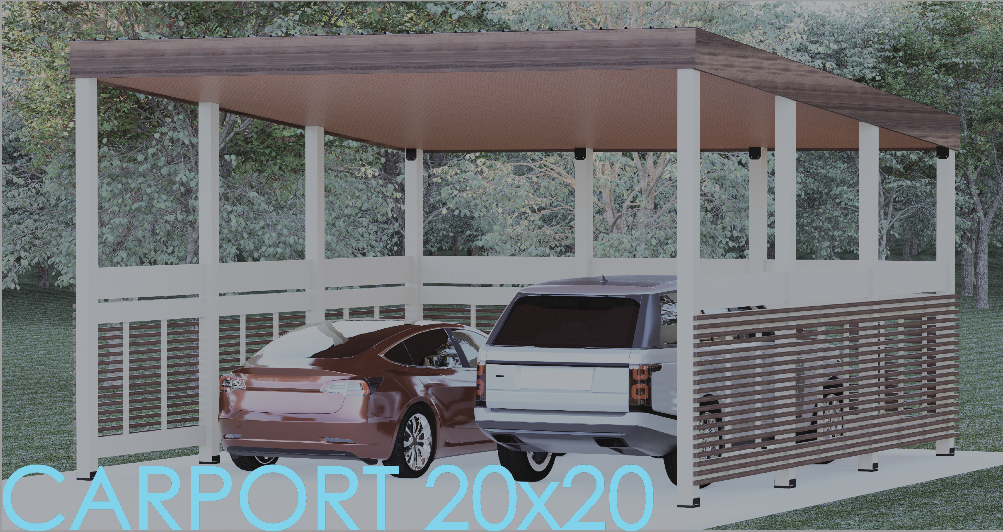 Carport 20′ x 20′